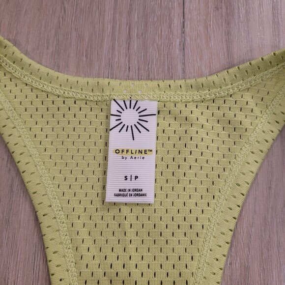 AERIE | OFFLINE Mesh Crop Tank Top | Sz. S - Picture 3 of 5